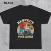 Respect Your Elders Gaming T-Shirt and Kids Tshirt | Funny Retro Gamer Tee