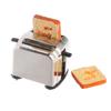 House Dollhouse Decorations With 2PCS Bread Toast Machine Miniature Toaster Doll Accessories