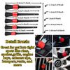 Auto Tire Wheel Detailing Brushs Set Multifunctional Car Cleaning tools for Car Rim Tire Bendable Detail Clean Easy Car Wash Too