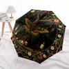Enchanted Garden Wall Decor: Mystical Tree of Life TapestryUmbrella, Portable 3-Fold Compact Umbrella for Men & Women Gift