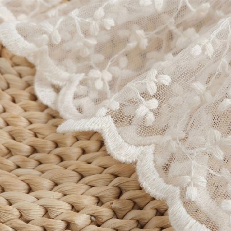 Easy Sleeves Cuffs White Lace Brim Women Simple Wedding False Sleeves