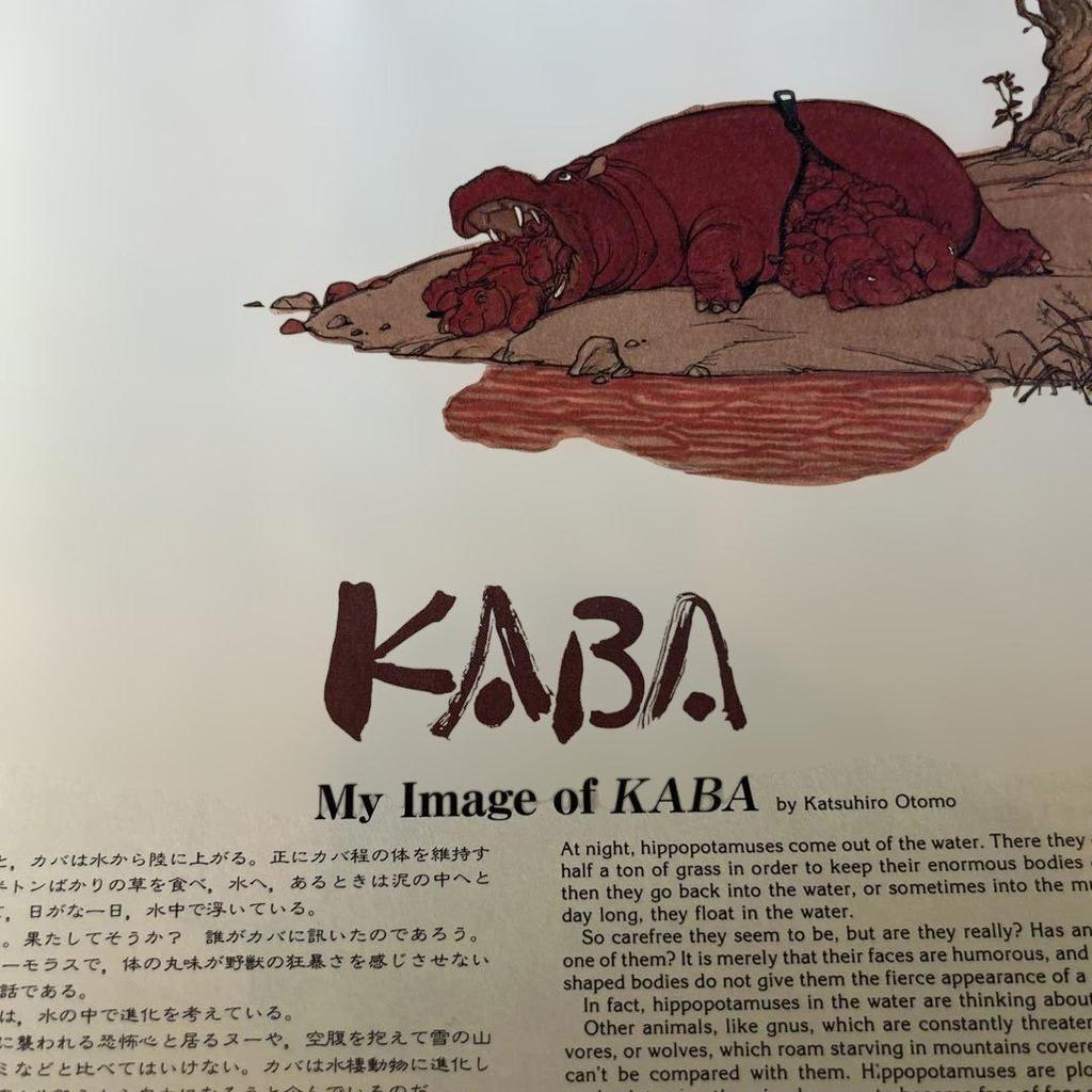 [USED] First edition by Katsuhiro Otomo, KABA artwork, 1971-1989, Akira author