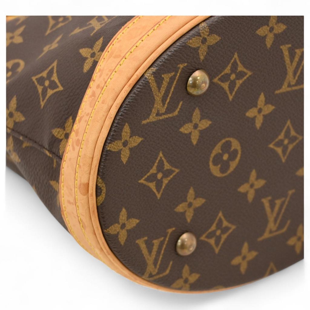 Auth LOUIS VUITTON Monogram Bucket PM Shoulder Bag Handbag Tote Bag PVC M42238 Lv2136cc