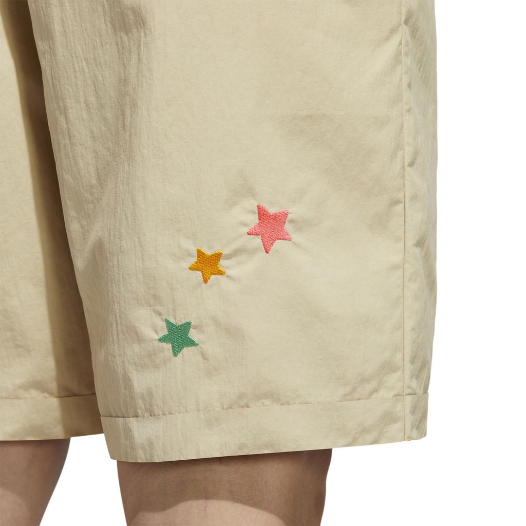 Adidas Originals Y2K Trefoil Shorts With Solid Color Logo Pattern Men Bottoms Khaki HM8038