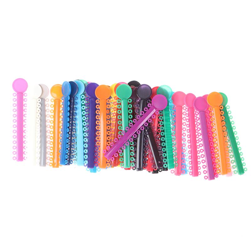 Ortodontyczne Aparaty Elastyczne O-Ringi Ligatury V-Ties Gumki Medyczne