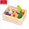 Wooden Fruit & Vegetable Kitchen Playset for Kids - Early Education Toy Set