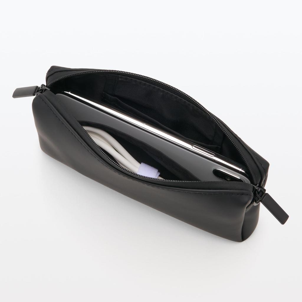MUJI Freely Combinable Storage Black 17 x x cm OHH66A4A Case, Rectangular, Slim, Small, / Approx. 2.7 9.5