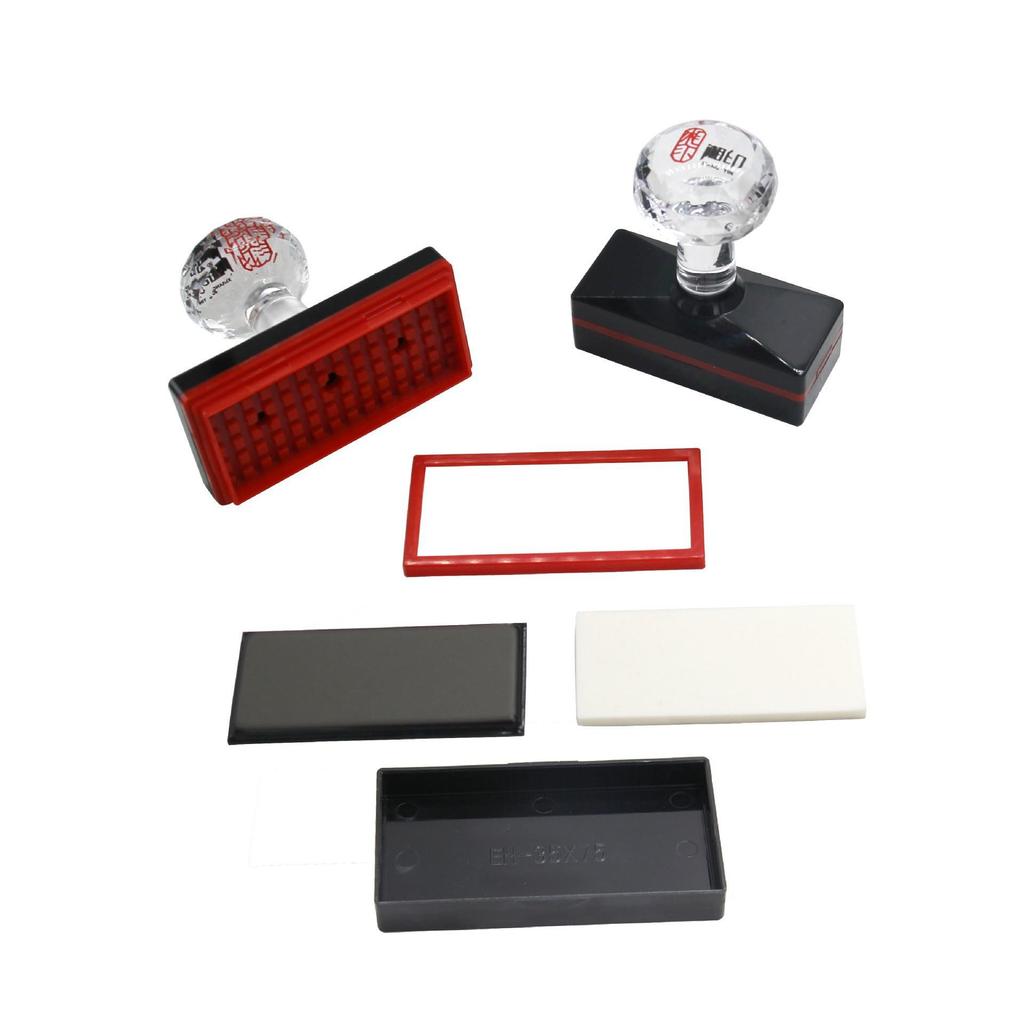 High-Quality Photosensitive Rectangular Edge Sealing Stamp with 4mm Thin Pad
