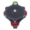 Tripod Head Leveling Base Camera Leveler Aluminum Alloy 3 8 Inch Thread Precise 3 Bubble Level Triple Wheel Leveler for