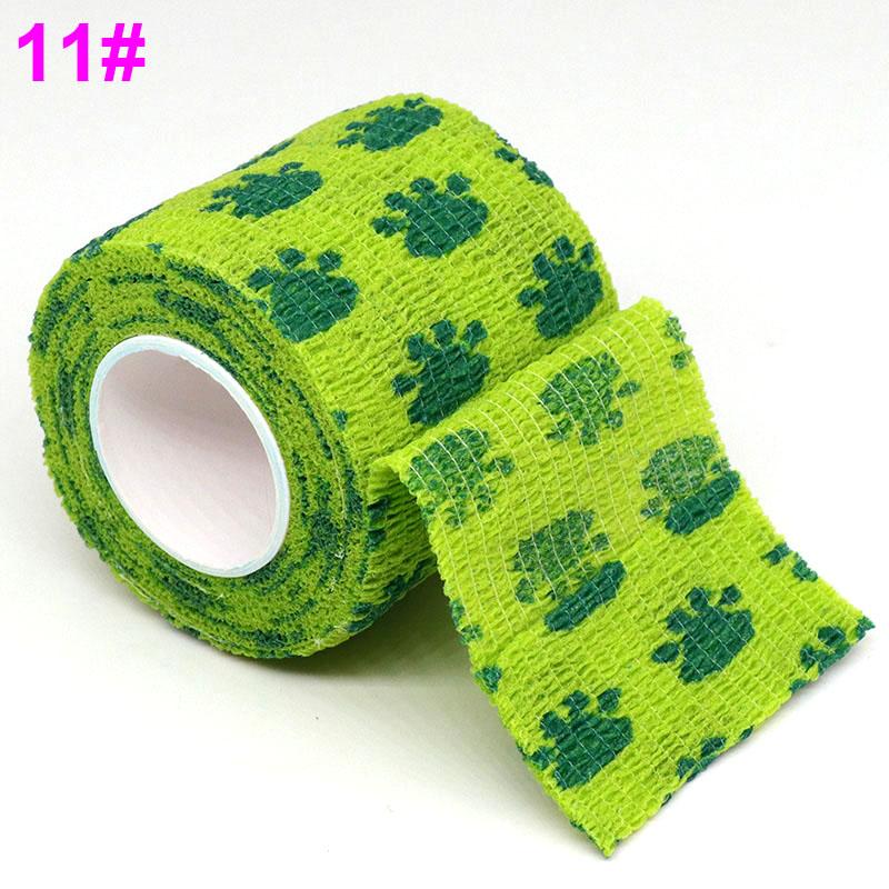 1/4.5M Bendaggio Elastico Autoadesivo Colorato Nastro Avvolgente Per Supporto Ginocchio Caviglia Polso Accessori Tattoo Sportivi Animali Domestici