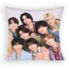 Japanese Idol TTimelesz Pillow Case Antidustmite Pillowcase Invisible zipper silky Sofa cushion cover for bedroom