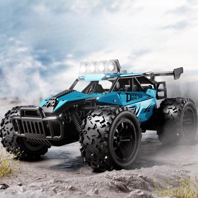 1:RC Auto 16. měřítko Slitina Terénní Vysokorychlostní Vozidlo Venkovní 2.4G Plnohodnotné Dálkově Ovládané Vozidlo Driftovací Auto Pro Děti