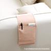 Multipurpose Cotton Linen Hanging Bedside Storage Bag Sofa TV Remote Control Desk Organizer Pockets Bed Holder Pockets