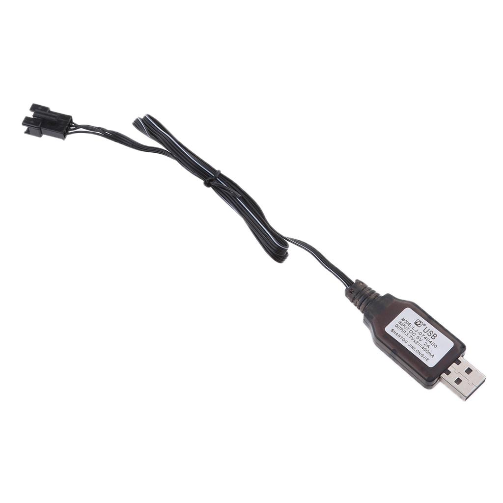 USB Plug To SM-4P Socket Charger Charging Cable For RC Toys
