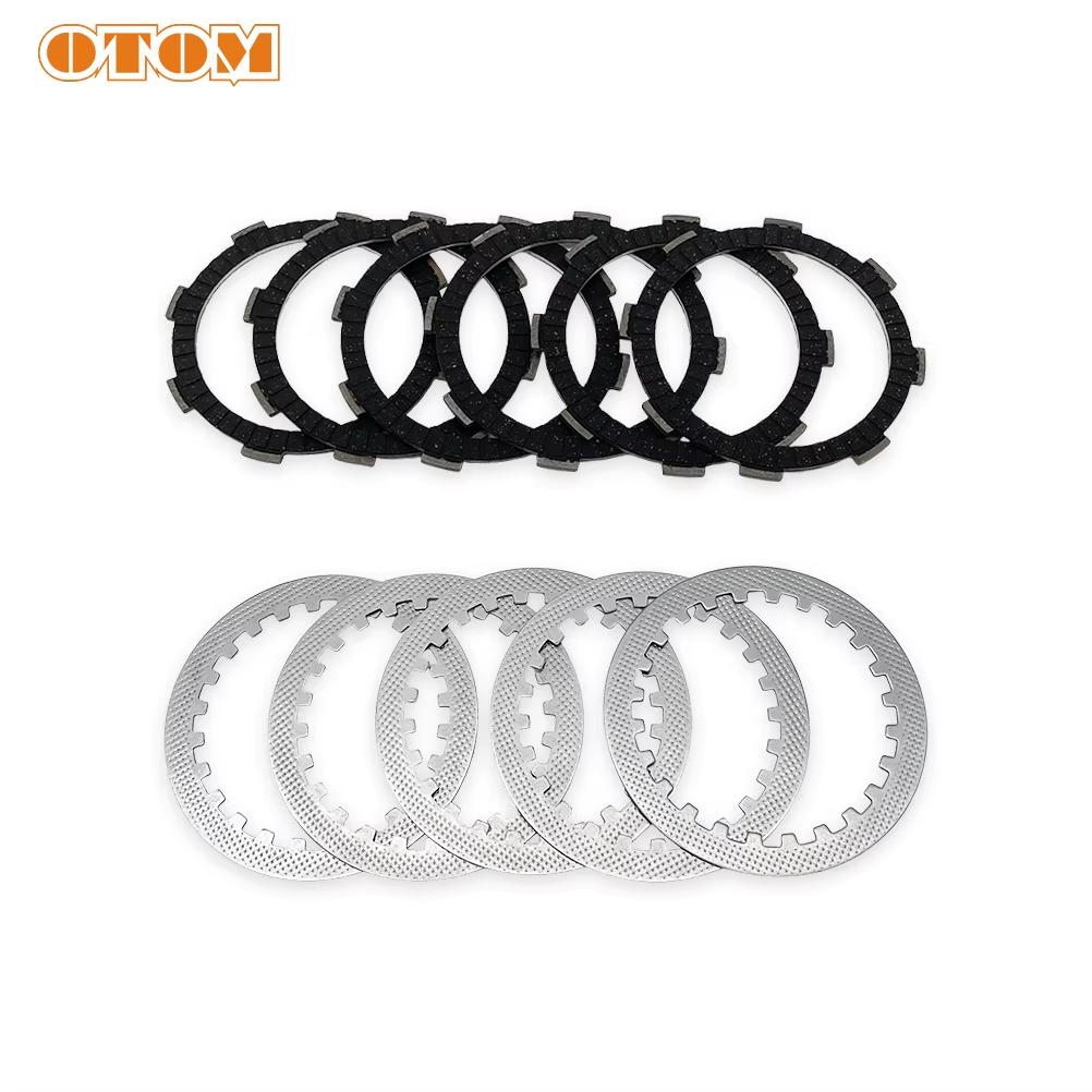 OTOM Motorrad Kupplungsscheiben Kupplungsstahlplatten Für ZONGSHEN ZS172FMM-5 PR250 ZS175FMN PR300