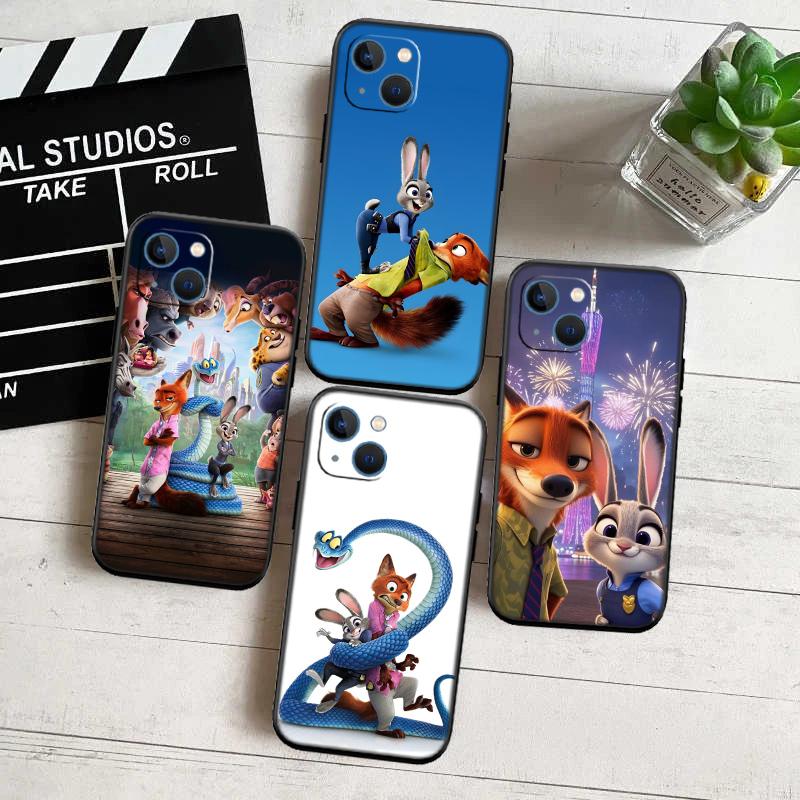 QE29 Zootopia Disney Phone Case for Samsung Galaxy A11 A12 A13 A15 A52S A53 A55 A56 A70 A71 A72 A73 F06 F16 F56 S10 Plus S10e