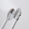 Stainless Steel Long-Handled Trash Grabber Tongs for Sanitation and Retrieval
