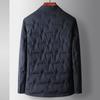 Autunno e Inverno Piuma d'Anatra Bianca Mezza Età e Giovani Calda Versione Camicia Casual Leggera Giacca Piumino da Uomo