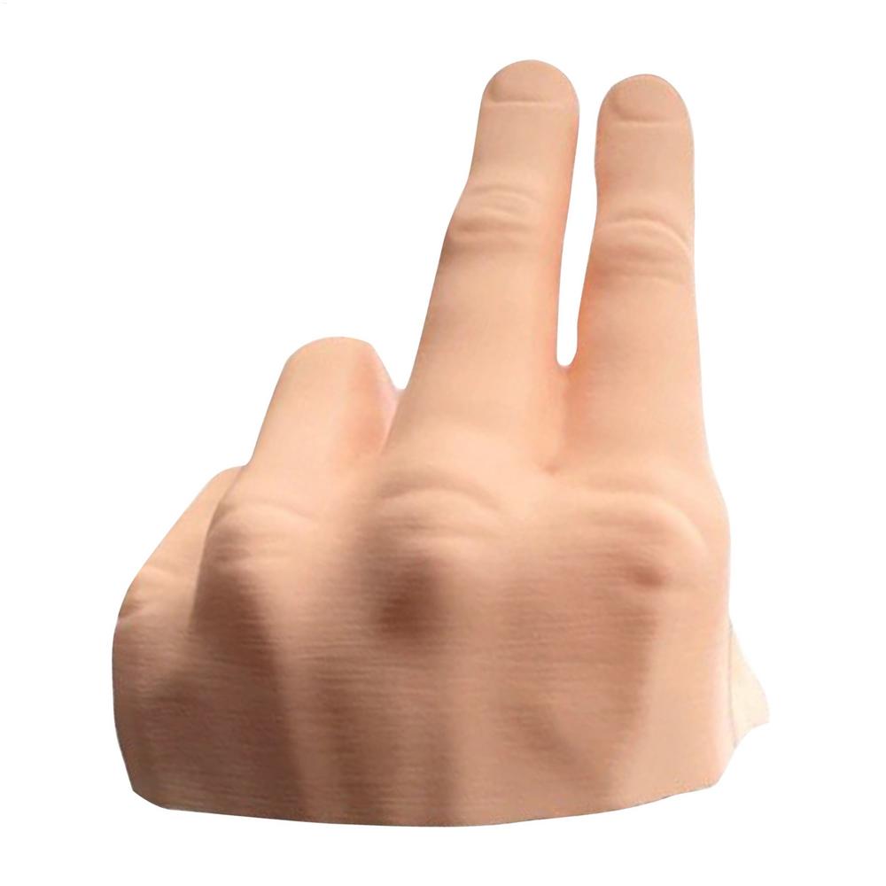2 Finger Waving Hand Car Dashboard Decoration Salute Lazy Waver Gladiator Cherokee 3D Printed Dash Hand Waving For Auto interior