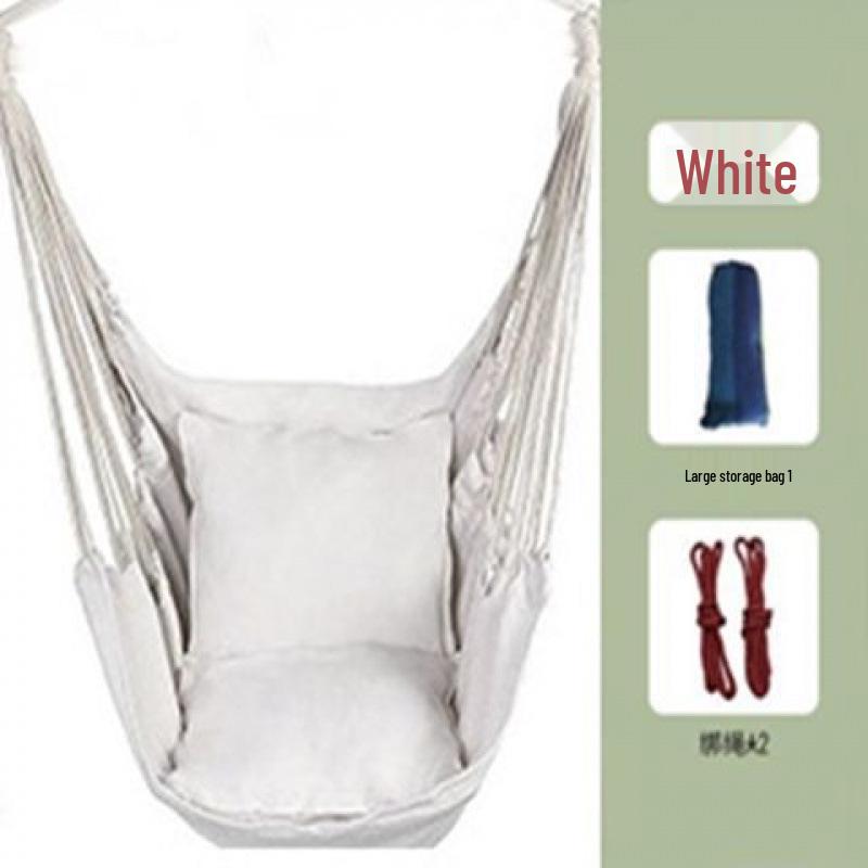 University Dorm Hanging Hammock Chair - Indoor Student Single Swing