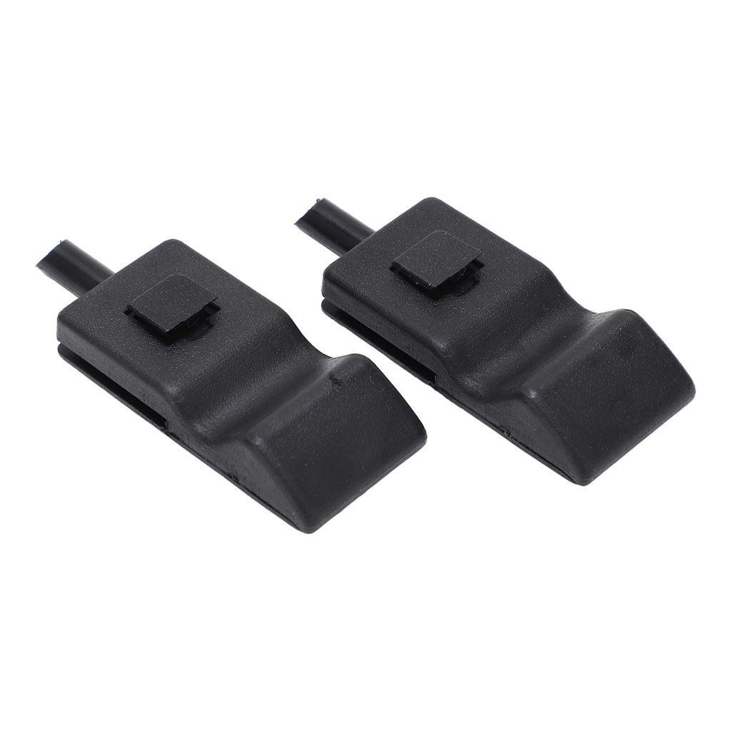 2pcs Car Door Lock Knob Tab 15214027 ABS Ebony Black Replacement for Chevrolet Avalanche 2007‑2013