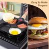 Non-stick Egg Pancake Pan Rapid Heating Omelette Skillet Cookware Four-hole Frying Pan  Breakfast