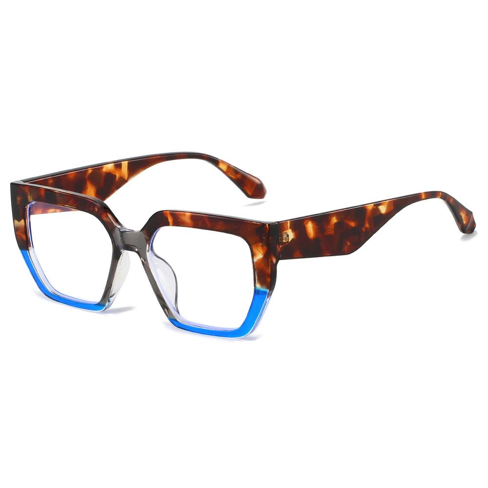 2025 New Arrival Concave Frame Square Sunglasses with Contrast Color Oversized Retro Chic for Unisex with UV400 Lenses