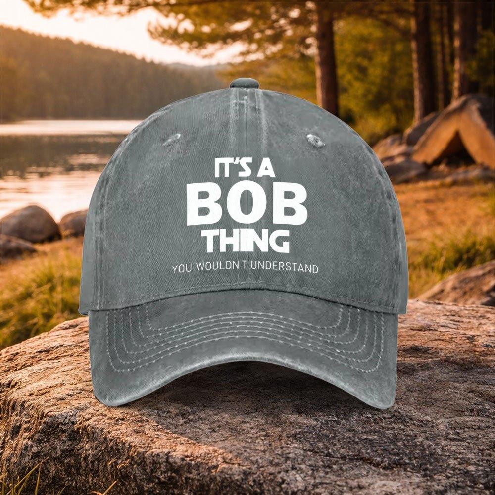 pc Casual AllMatch Bob Letter Print Washed Baseball Cap Suitable for Golf Casual Wear And Outdoor Activities Unisex Golf Ac