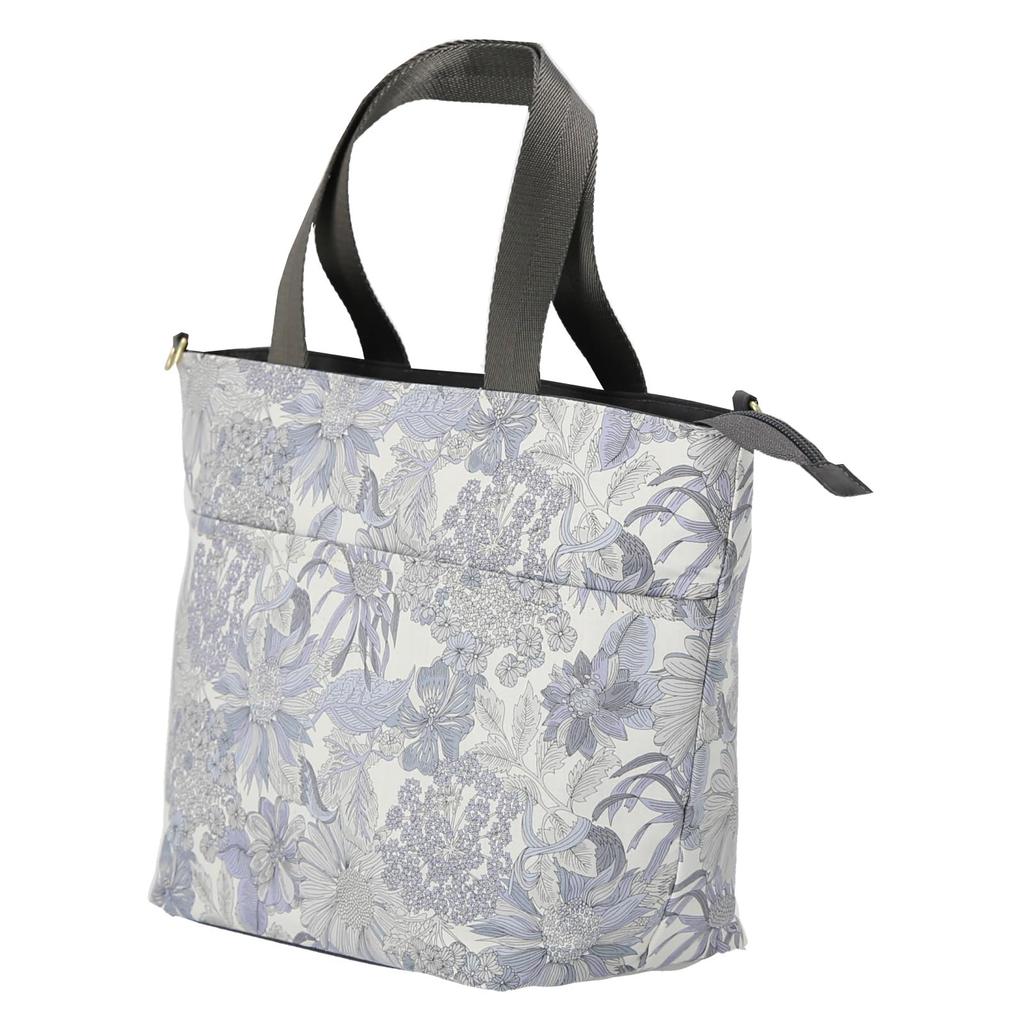 Intermode Made with Liberty Fabric Women's 2-Way Shoulder Bag, Gray (19305801, 19305801A)
