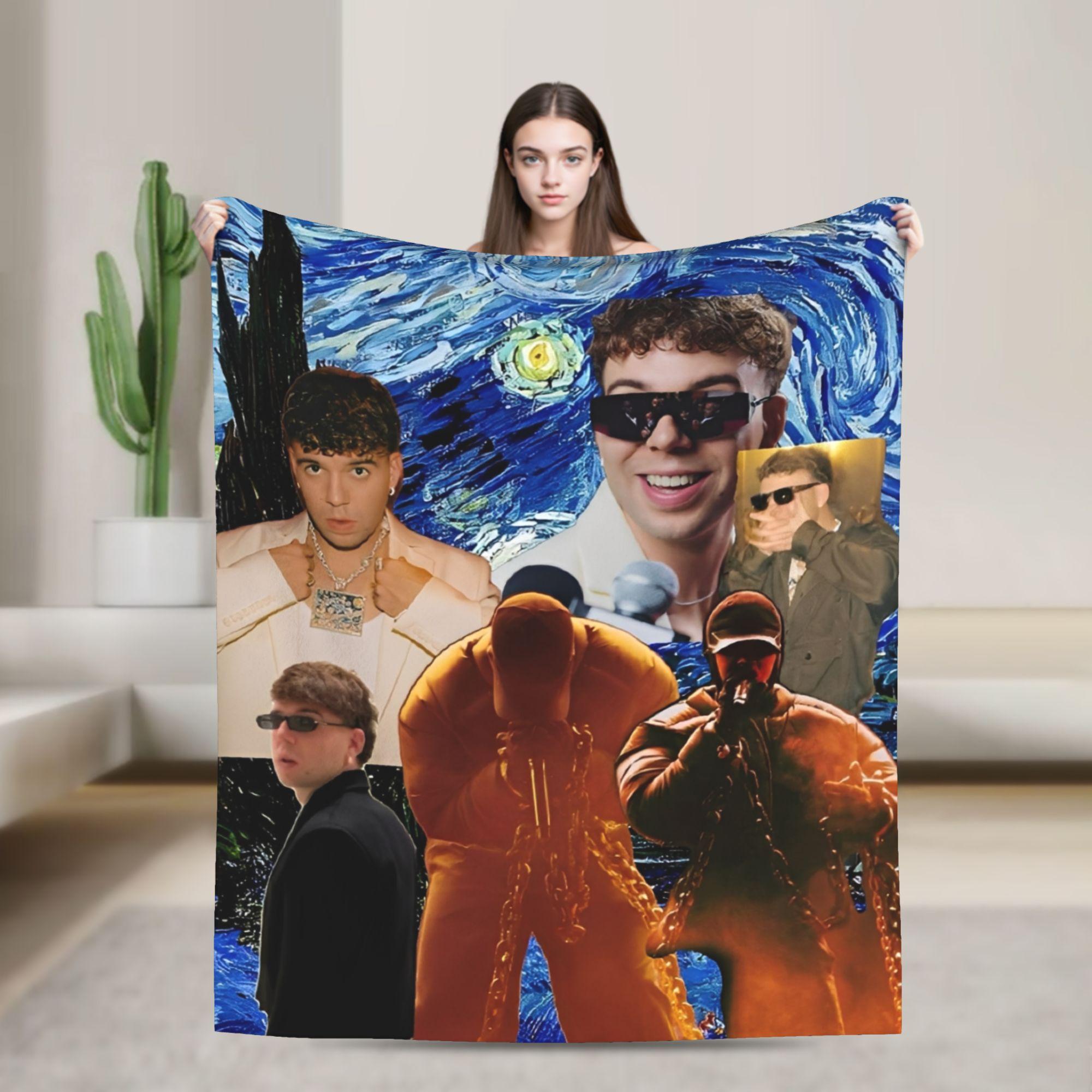 Quevedo Singer Cool Rapper  Blanket Cozy Soft  Throw Blankets for Couch 50x60 Inch Multi-size Quilt 75x90cm