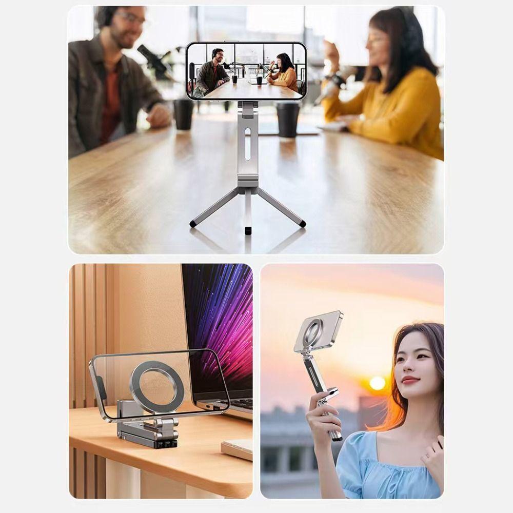 Adjustable Bracket Portable Phone Stand Foldable Desk Phone Clip Bracket  for Home