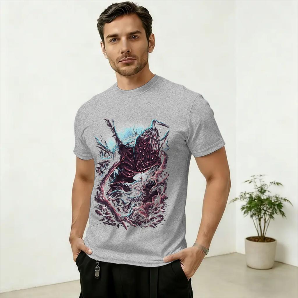Unisex TShirt Monsters Hunters Palico Wilds Fun 100 Cotton Tees Short Sleeve T Shirt O Neck Clothes Gift Idea