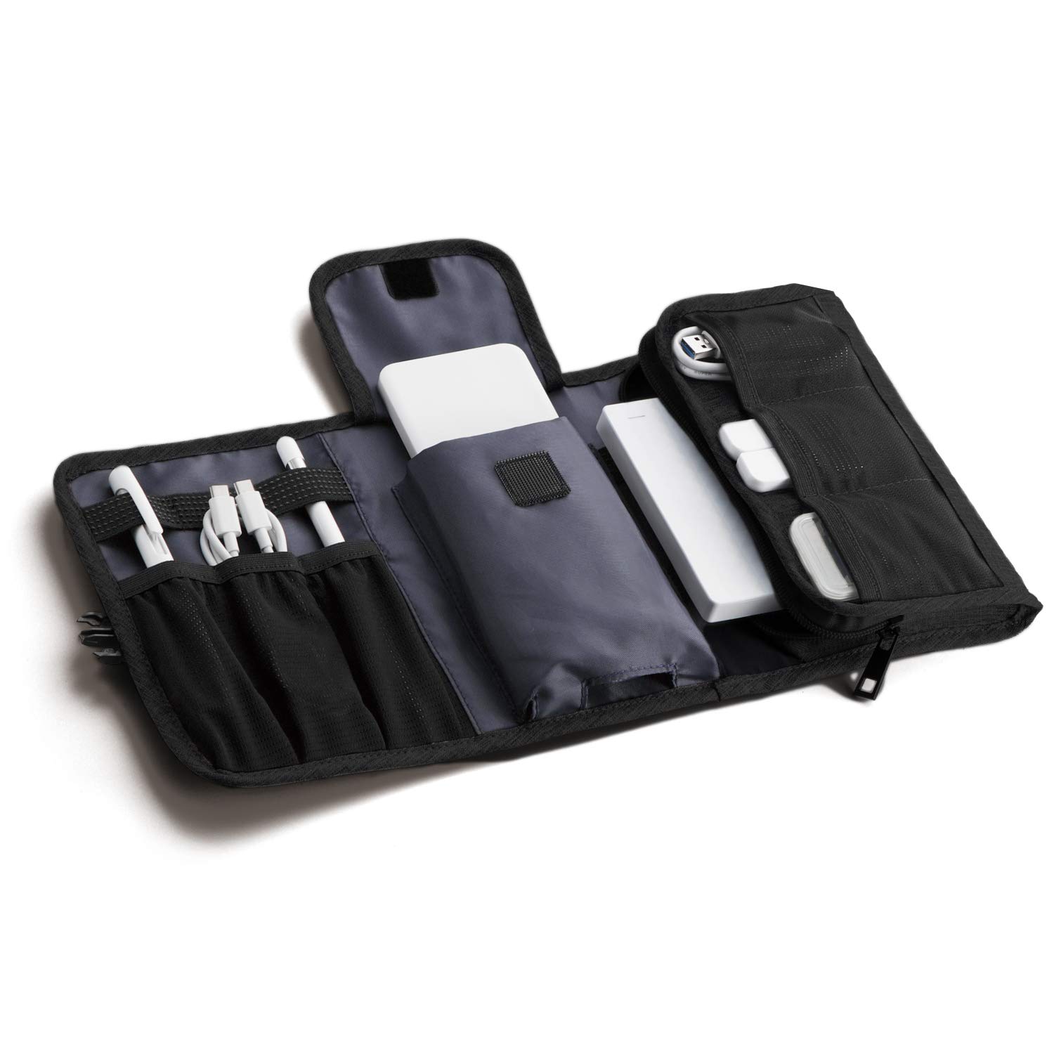 ELECOM Gadget Wallet Gadget Organizer Black Pouch, Type, Case, Pouch, BMA-GP13BK