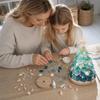 Layer Sea Glass Sea Glass Christmas Tree DIY Kit Tabletop Display DIY Craft DIY 3D Sea Glass Art Kit Coast and Christmas Series
