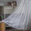 Jingga Crochet Translucent Rod Pocket Curtain