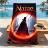 Custom Name Magic Portal Stylish Digital Printing Beach Towel Quick‑Drying Absorbent Blanket for Beach Pool Gym Travel