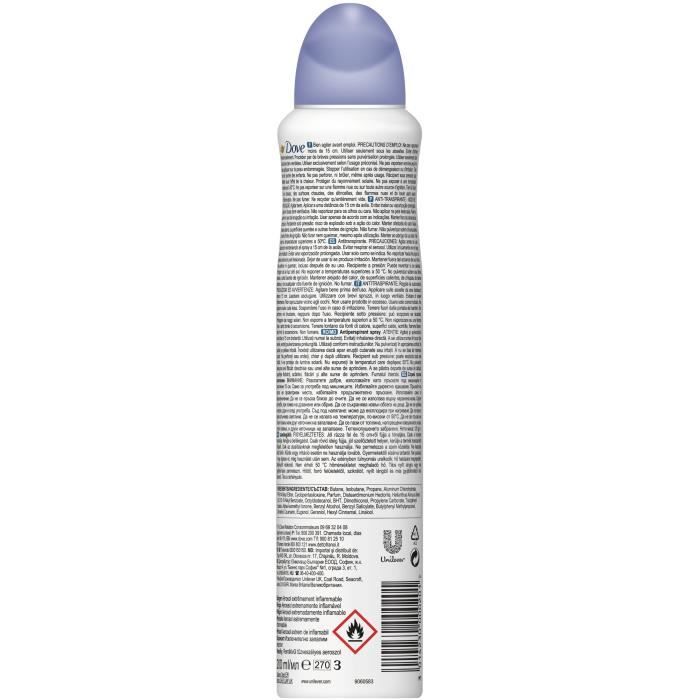 DOVE Déodorant spray Original - 200 ml