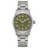 Khaki Field Series Quartz Movement 50M Water Resistant Watch 38Mm Green Dial Stainless Steel Case Stainless Steel Bracelet H69401160