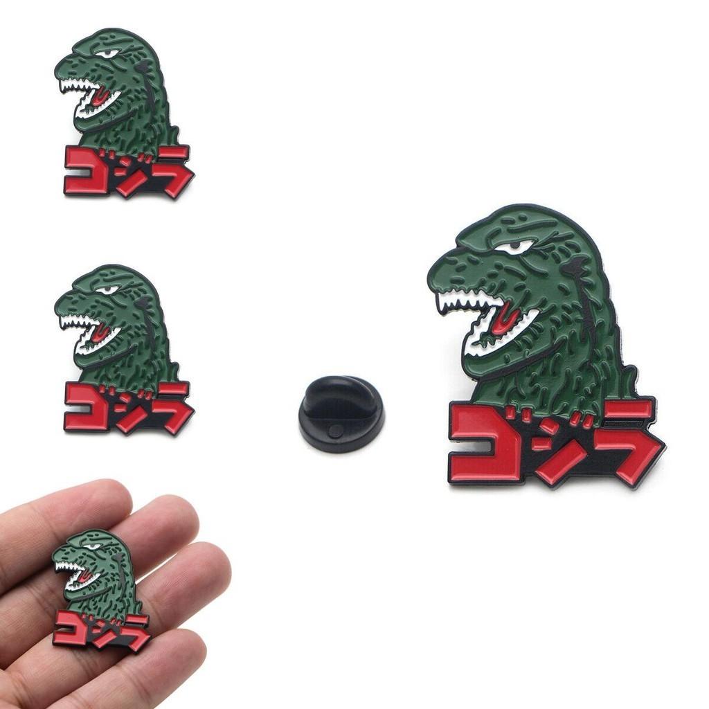 Squisiti Spille Smaltate Mostri di Godzilla Anime Cosplay Spilla Metallica Per Zaino Borse Cappelli