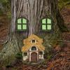 Mini casa de madera, adorno de escritorio, bonito jardín de hadas, cabaña, jardín en miniatura, decoración de micropaisaje, regalos de cumpleaños