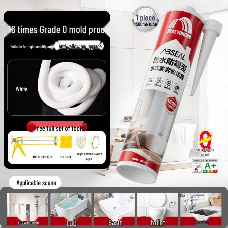 Yuhong Silicone Kitchen & Bathroom Waterproof Mildew-Proof Sealant for Countertops and Basins