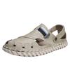 Foreign trade good goods breathable men's soft leather non-slip cowhide casual beach shoes daily wear versatile sandals Shoes