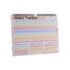 Rastreadores de Metas Diárias e Hábitos com Encadernação e Layouts Personalizados Calendário Rastreador de Hábitos Colorido para Definição de Metas Diárias