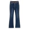 Vintage Džíny s vysokým pasem a rozšířenými nohavicemi Jarní džínové kalhoty S potiskem Pantalones Femme Velká velikost Strečové Vaqueros Ležérní Skinny kalhoty