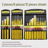 Jundingying 12-Piece Steel Chisel & Punch Set