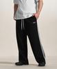 BORN TO WIN Symbol B Mesh Track Pants [Black White]