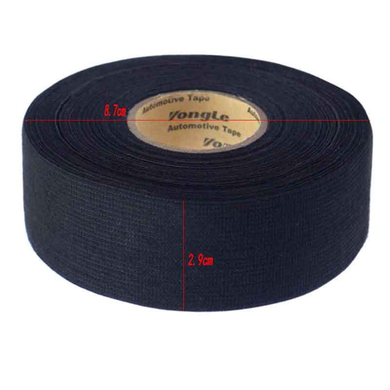 High-Temp Resistant Waterproof Flannel Wiring Harness Tape, 32mm x 25m