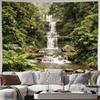 Ultra Large Waterfall Tapestry Tropical Rainforest Jungle Wall Hanging Mural Print Home Decor Natural Scenic Landscape Art for L