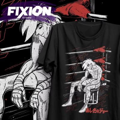 Summer Hot Selling Manga Tshirt Ashita No Joe Anime Tshirt Mens Round Neck Short Sleeved Tshirt