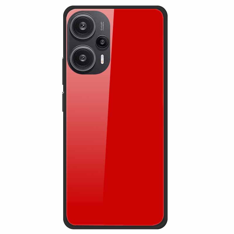 For Xiaomi Poco F5 5G F5Pro Case Luxury Tempered Glass Soft Bumper Phone Cover for POCO F5 Pro 2023 Fundas on PocoF5 Painted